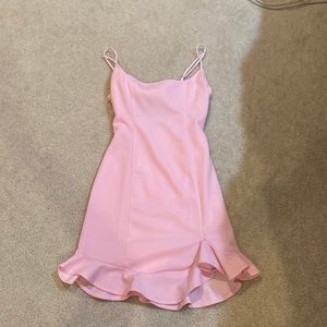 Lucy in the Sky Monroe Ruffle Dress in Pink